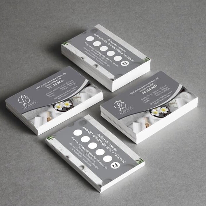 business card nail salon