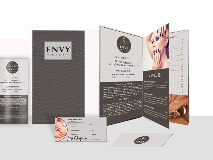 design menu nail salon in north carolina