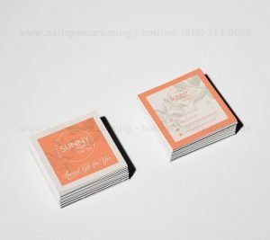 printing business card nail salon