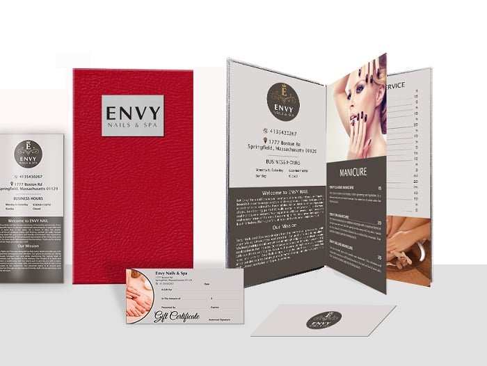 thiet ke menu tiem nail in Illinois