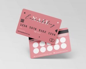 plastic or acrylic nail salon