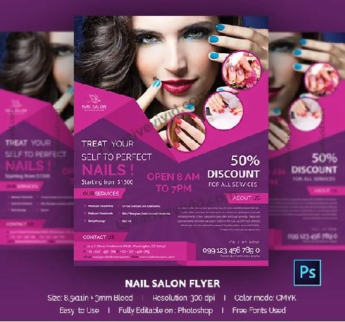 Flyer tiem nail spa